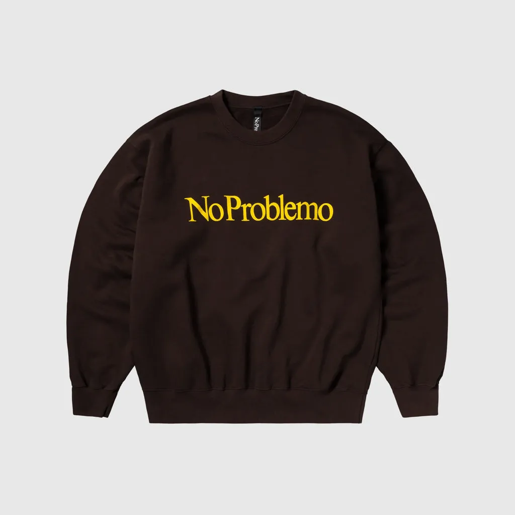 No Problemo Sweatshirt - Brown
