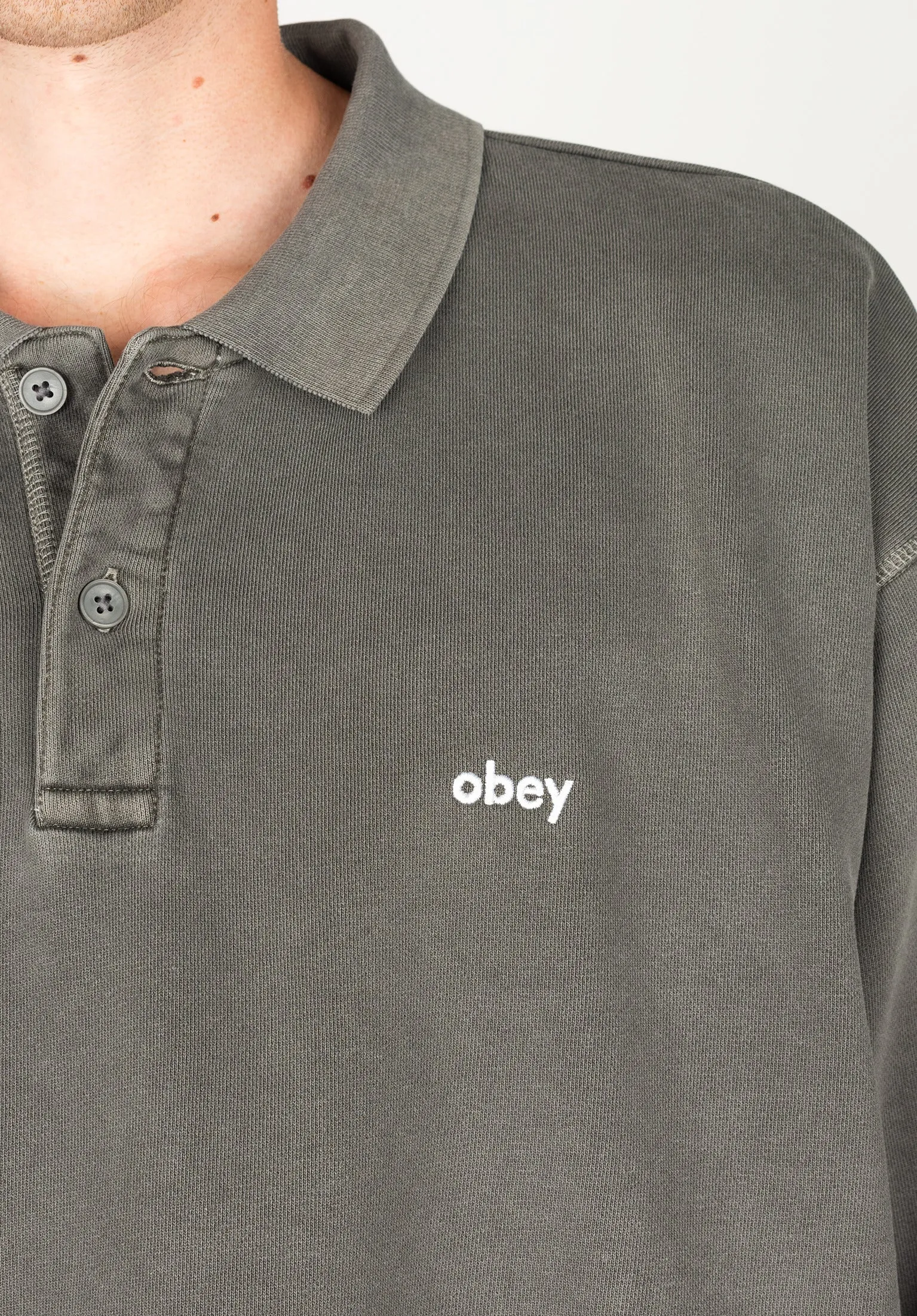 OBEY Lowercase Pigment Polo