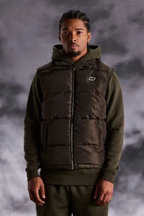 Onion Quilted Liner Vest | boohooMAN UK