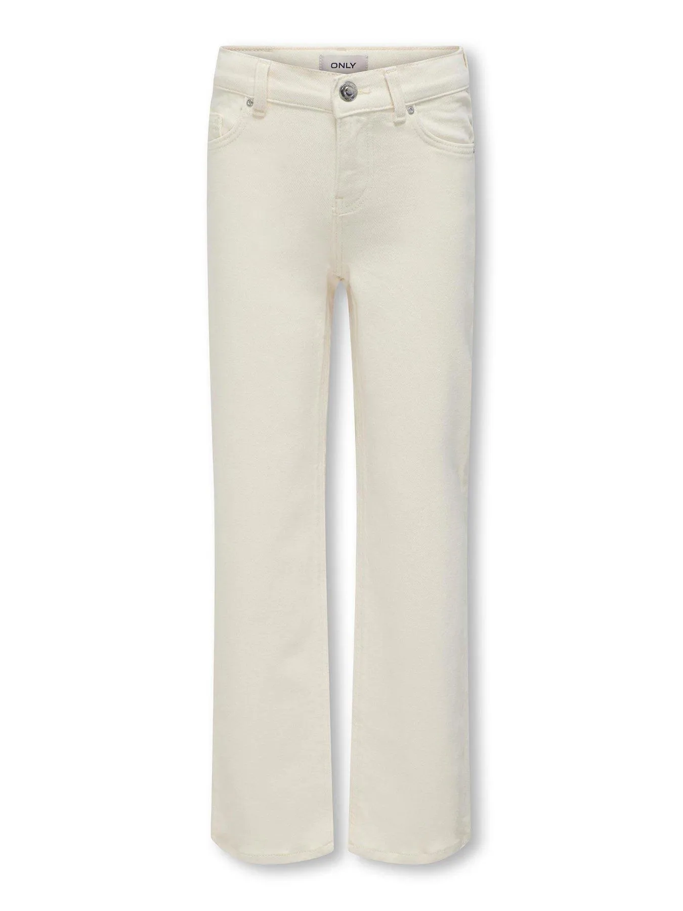 Only Kids Girls Juicy Wide Leg Jeans - Cream