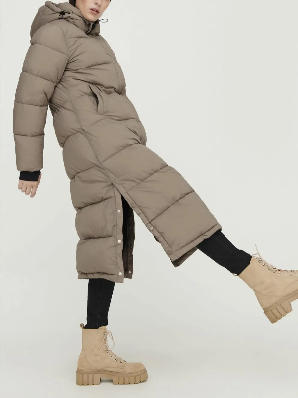 ONLY Piper Long Hooded Puffer Jacket