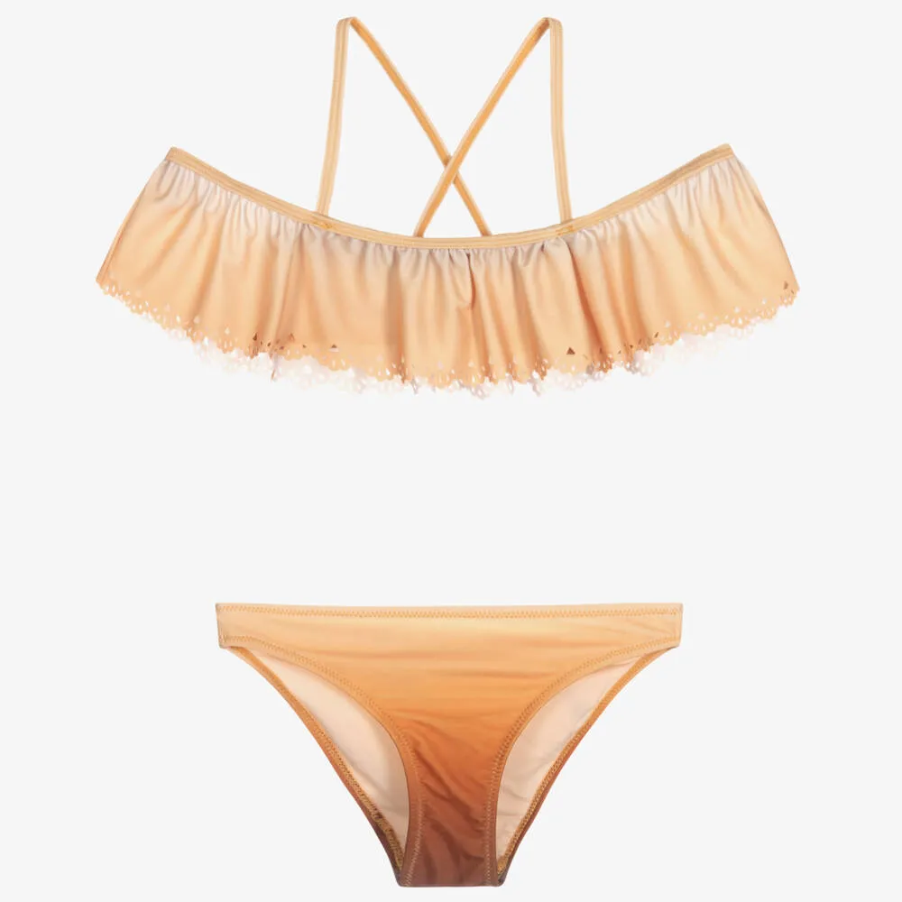 Orange Ombré Bikini (UPF 50+)