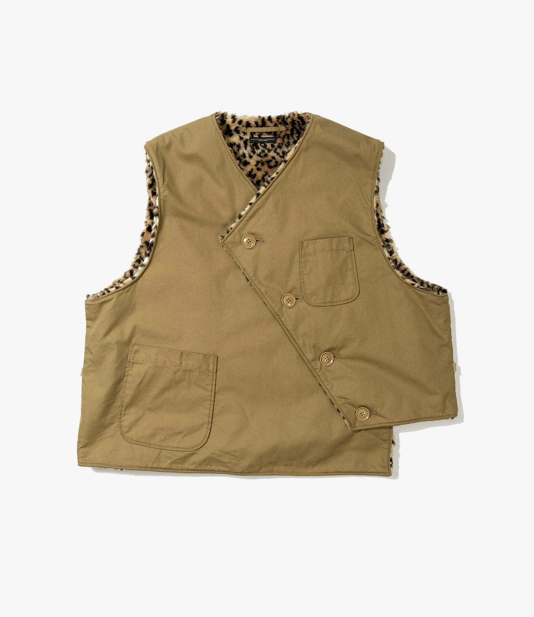 Over Vest –Khaki Nyco Twill