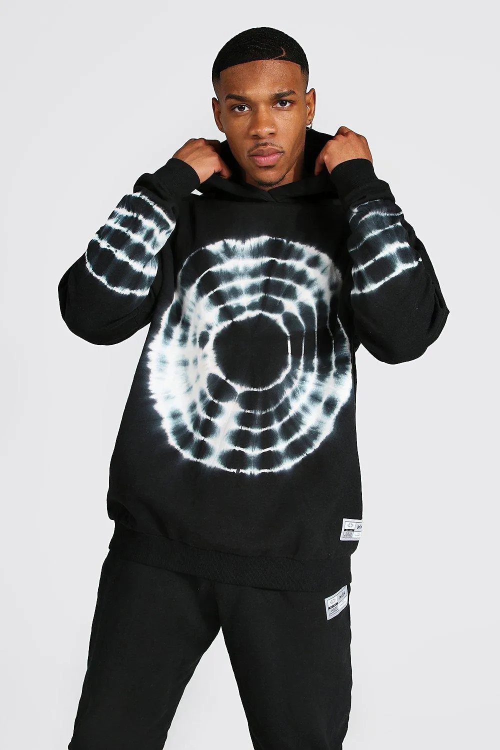 Oversized Man Tie Dye Hoodie