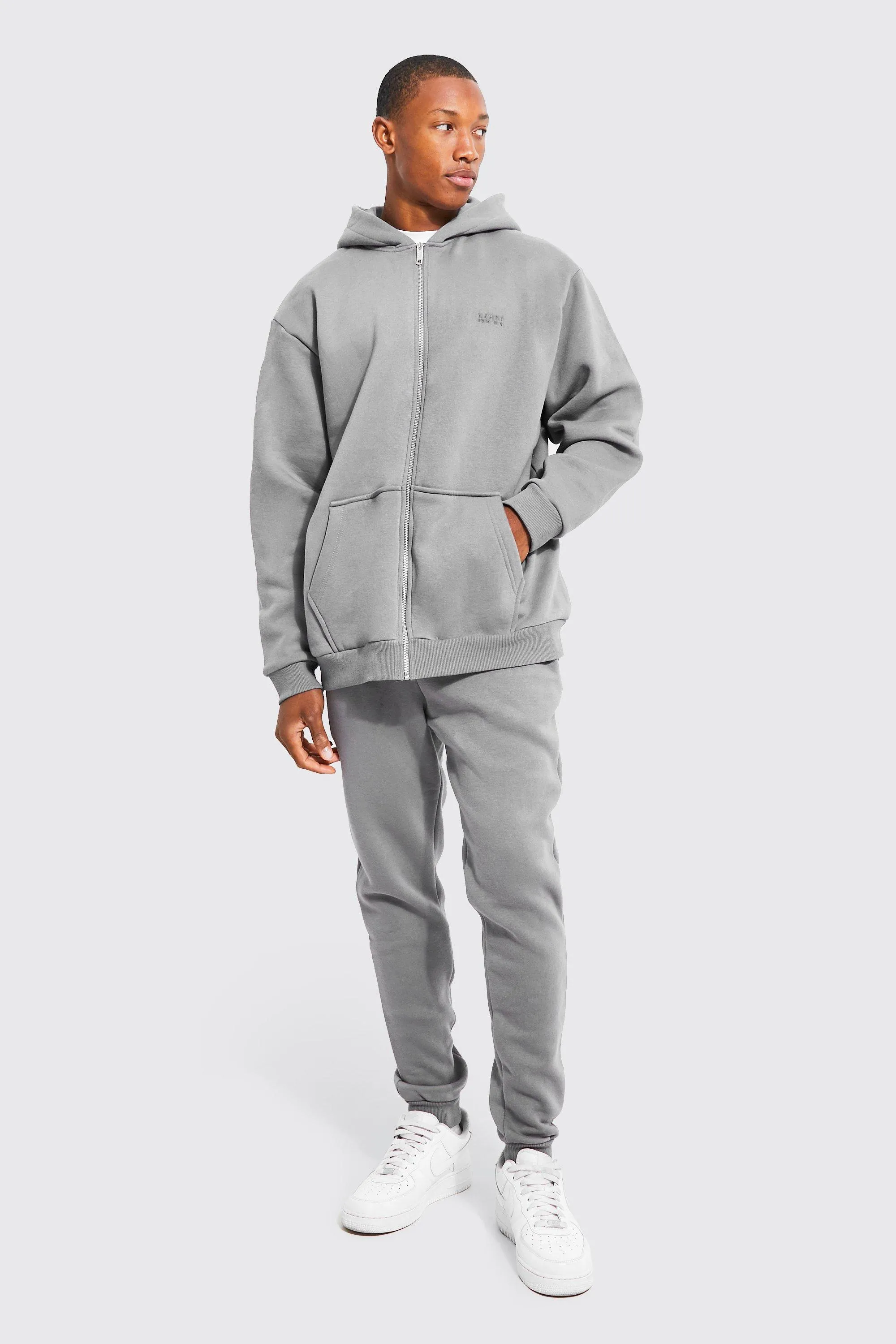 Oversized Original Man Zip Hooded Tracksuit