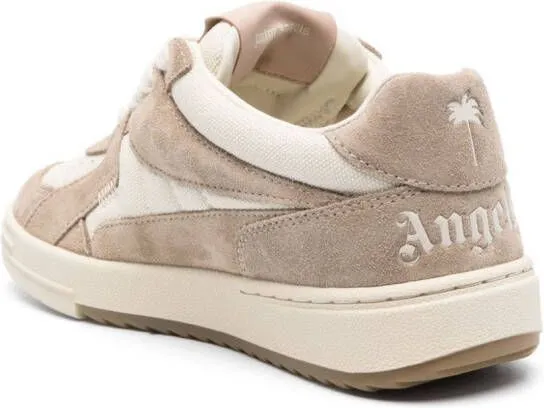 Palm Angels panelled lace-up sneakers Neutrals