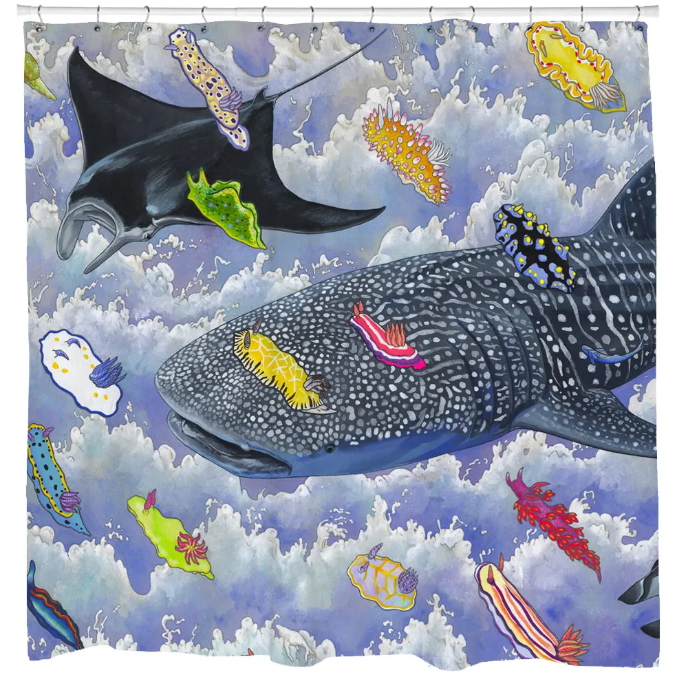 Party of Three Shower Curtain