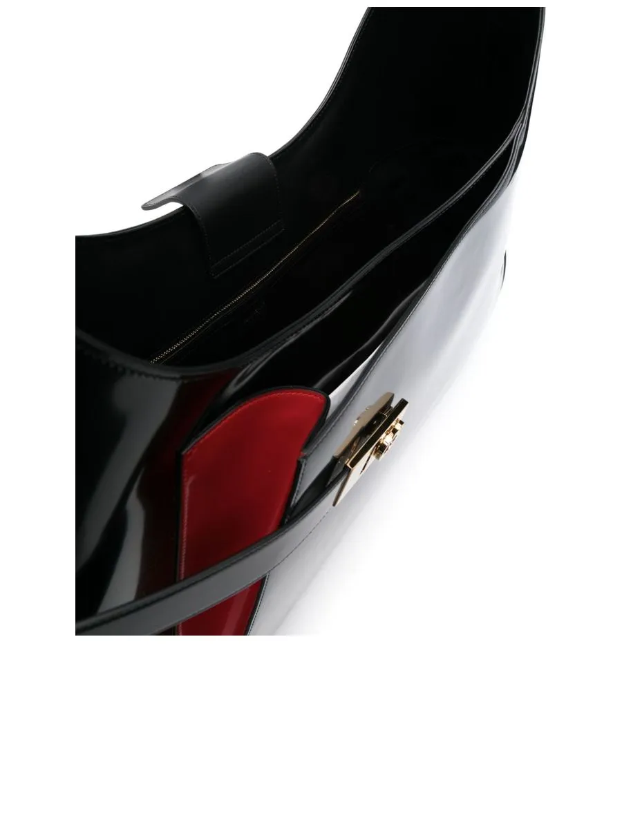 Patent Leather Shoulder Bag