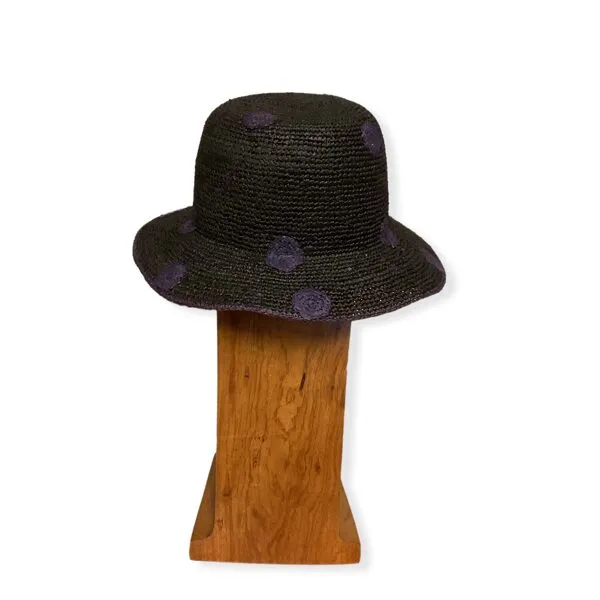 Paul Smith hat POLKA DOT RAFFIA