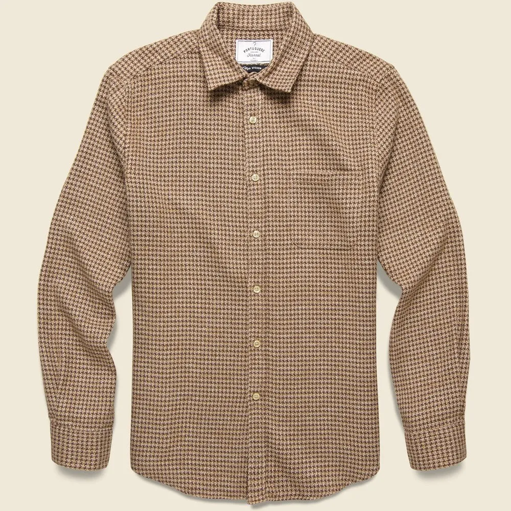 Pied Poule Shirt - Brown