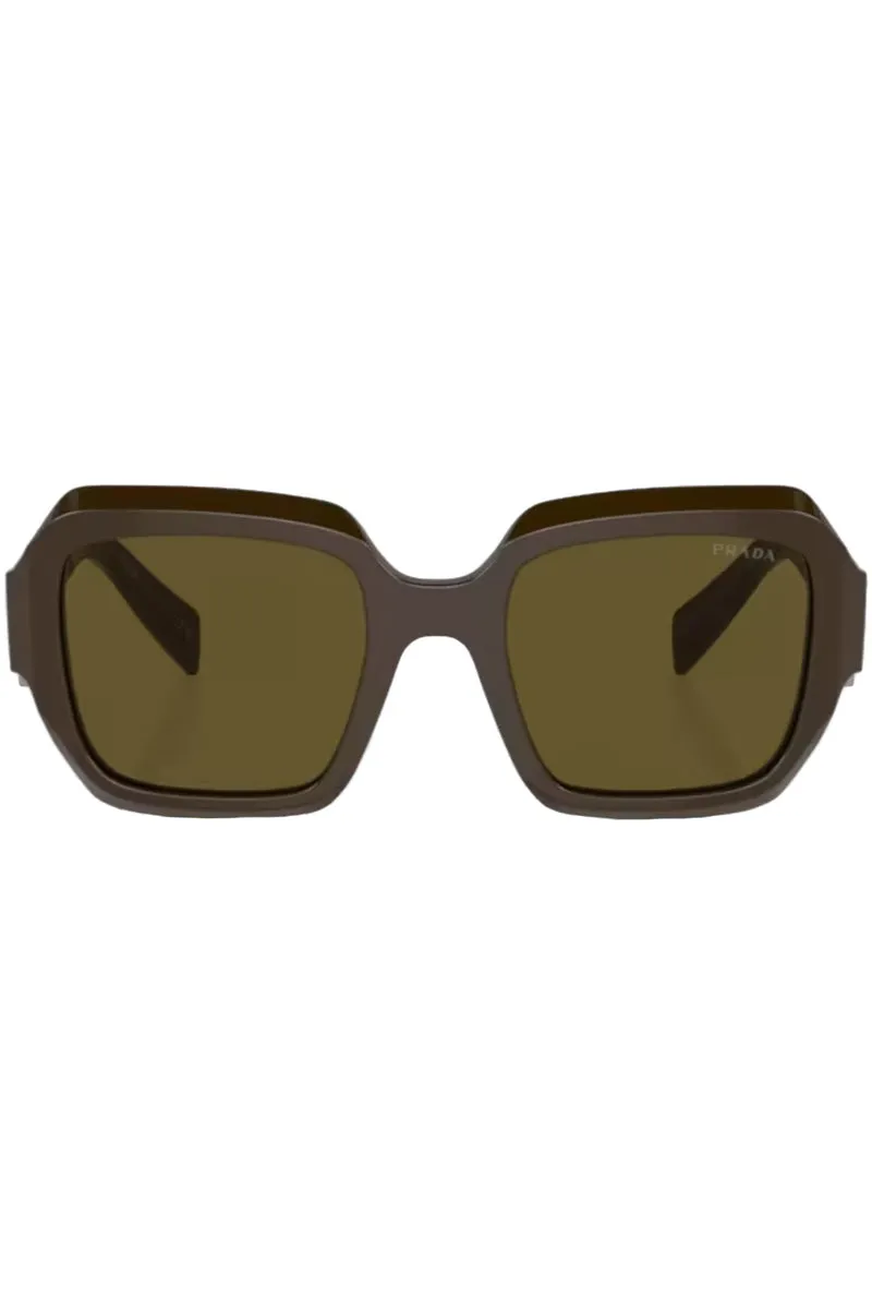 Pillow-Frame Logo-Detail Sunglasses