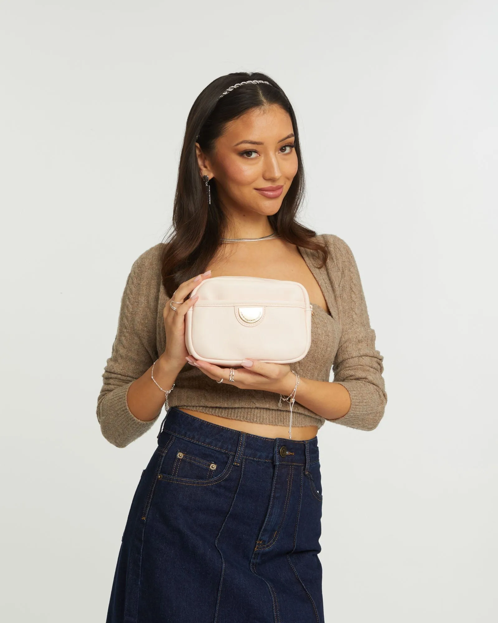 Pink Denise Crossbody Bag