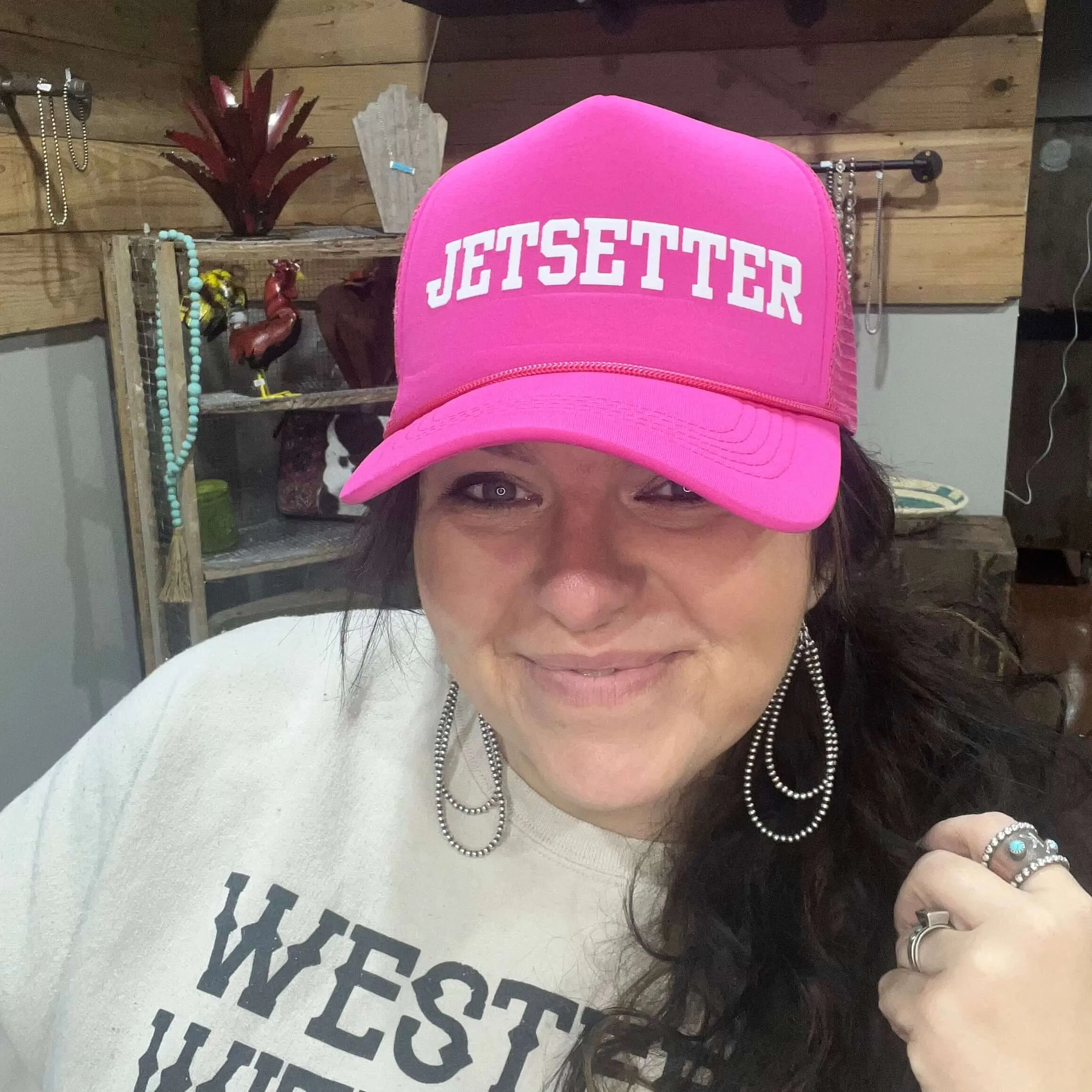 Pink Jetsetter Trucker Cap
