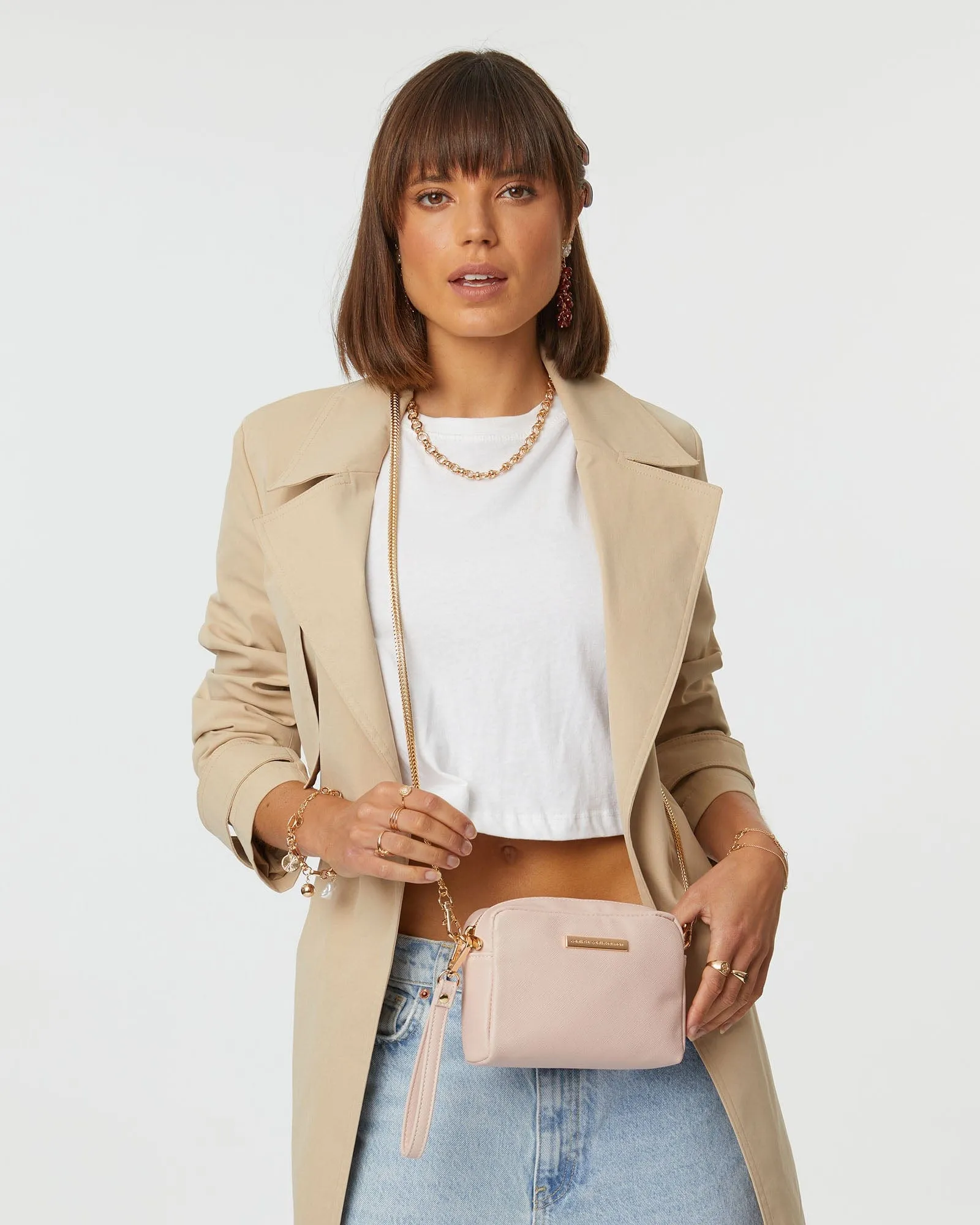 Pink Suri Crossbody Bag