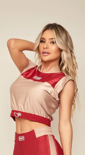 Play Cropped Top - Red