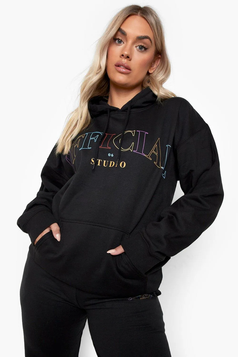 Plus Ofcl Studio Printed Hoodie