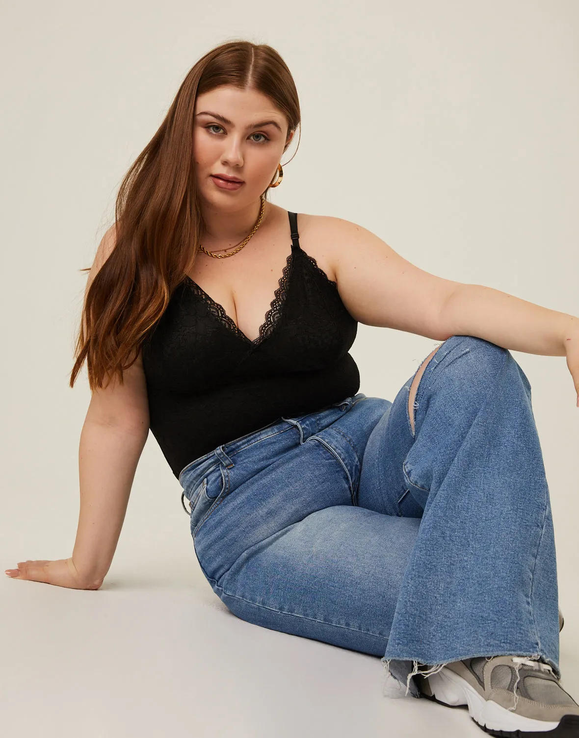 Plus Size Lacey Cami Tank