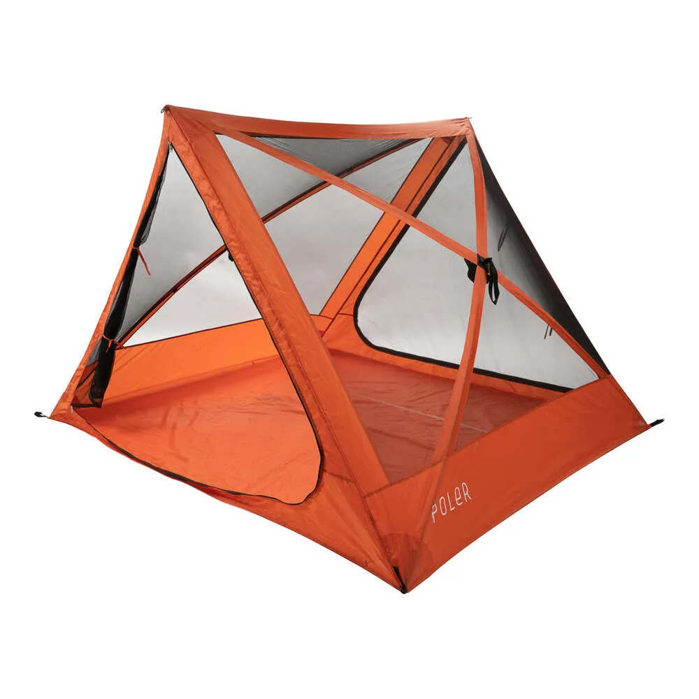 Poler 4 Person Tent - Orange