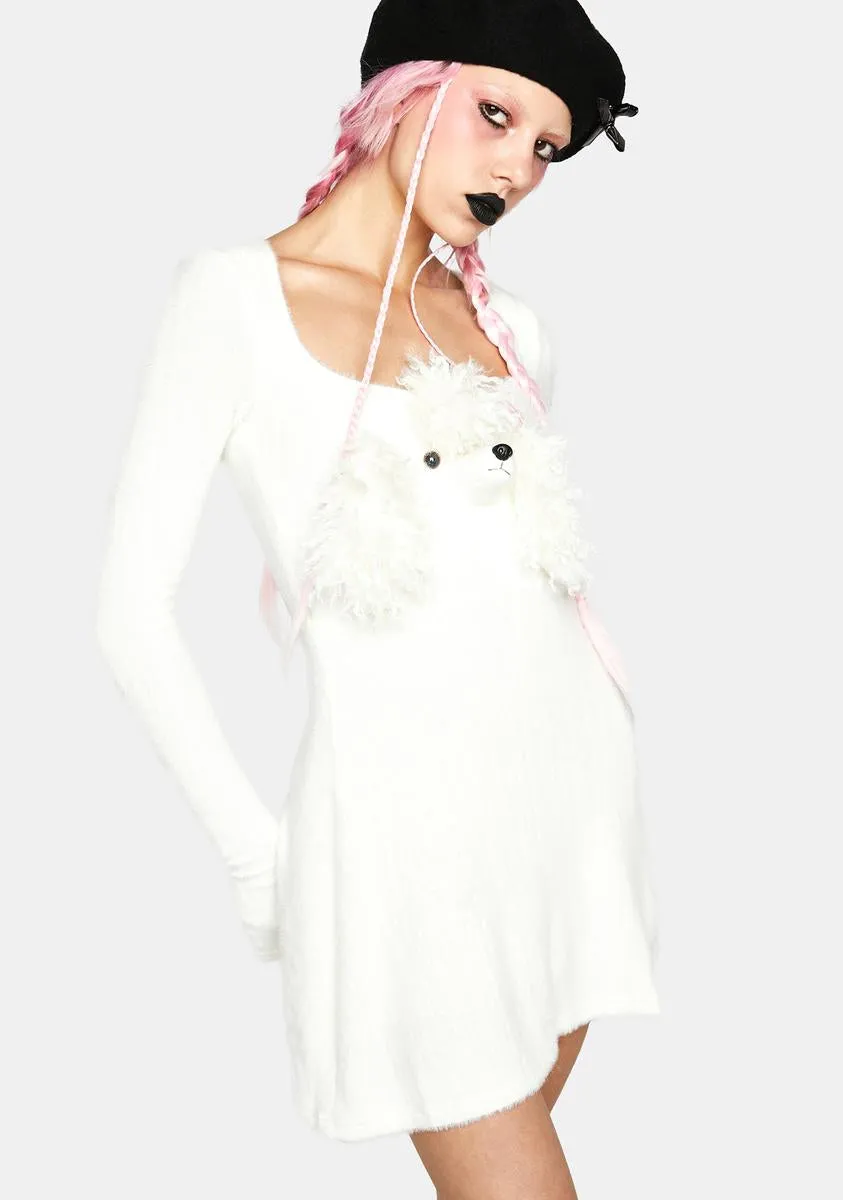 Poodle Short Dress-