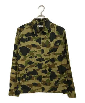 [Pre-owned] A BATHING APE Monkey Camo Zip Light Jacket