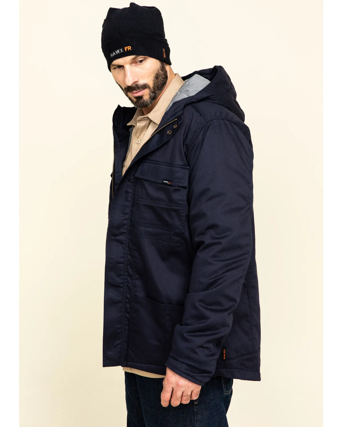 Product Name:  Hawx Men's FR Duck Hooded Work Jacket