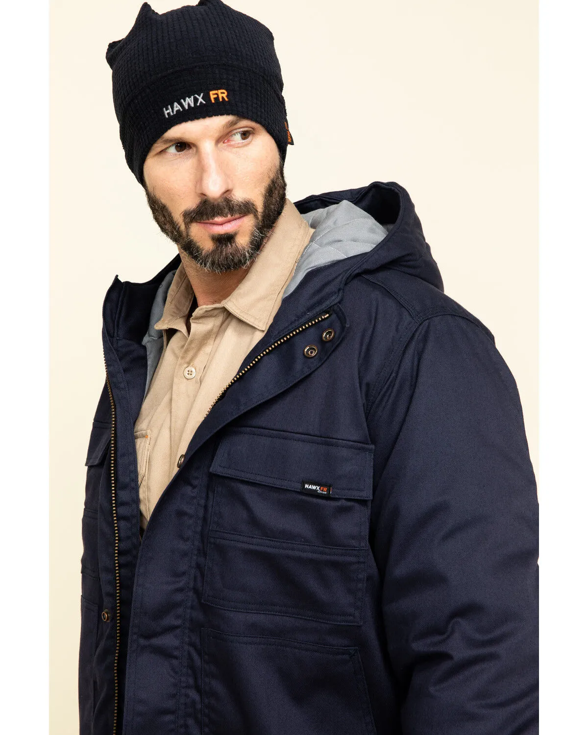 Product Name:  Hawx Men's FR Duck Hooded Work Jacket