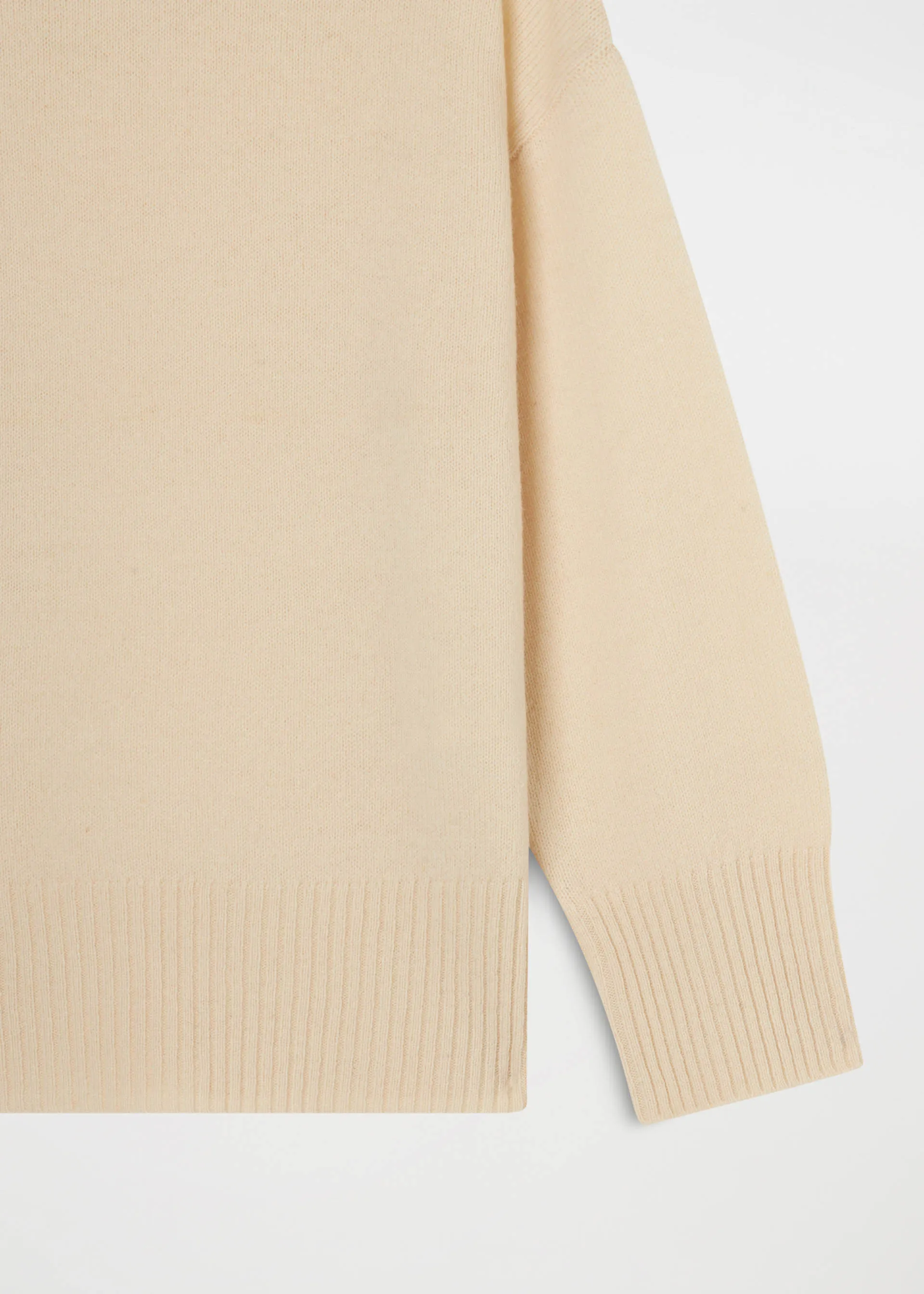 Pullover lupetto in lana