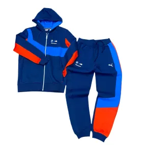 Puma BMW MMS FULL-ZIP HOODED SWEAT-JACKET  SWEATSUIT Men’s - multi color