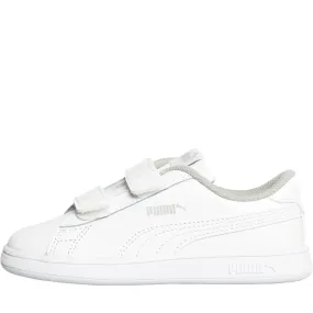 Puma Infant Smash V2 Trainers White/White