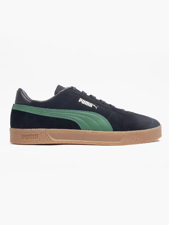 Puma  Puma Club Black/Green Trainers