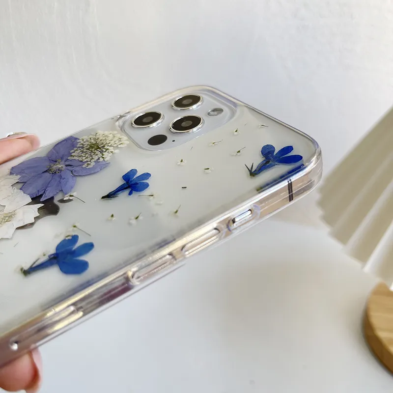 Purple Dried Flowers Case