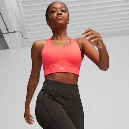 PWRbreathe RUN Women's Bra | Active Red | PUMA Shop All Puma | PUMA 