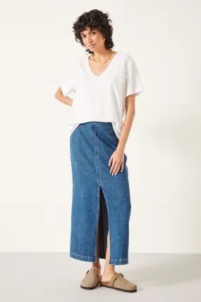 Rachel Denim Maxi Skirt