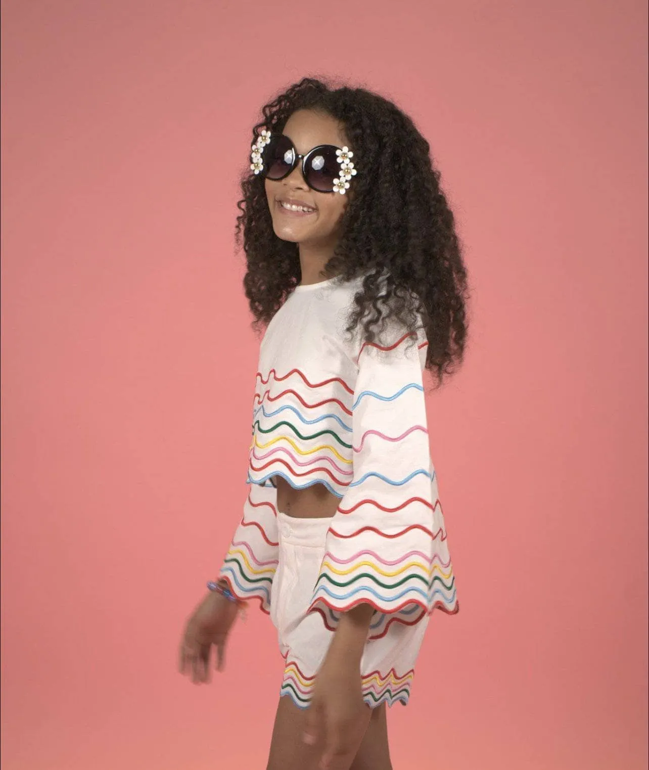 Rainbow Wave Short Set