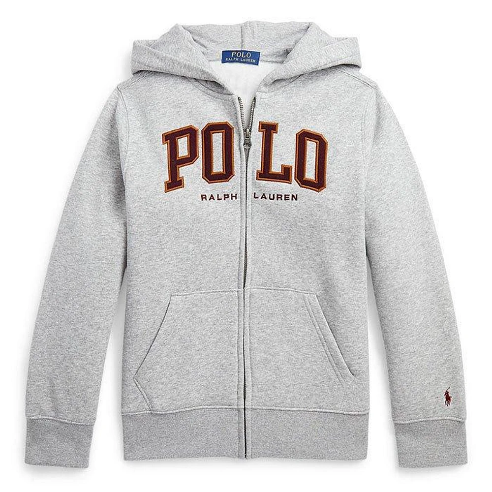 Ralph Lauren Childrenswear Boys' [2-4] Logo Fleece Full-Zip Hoodie