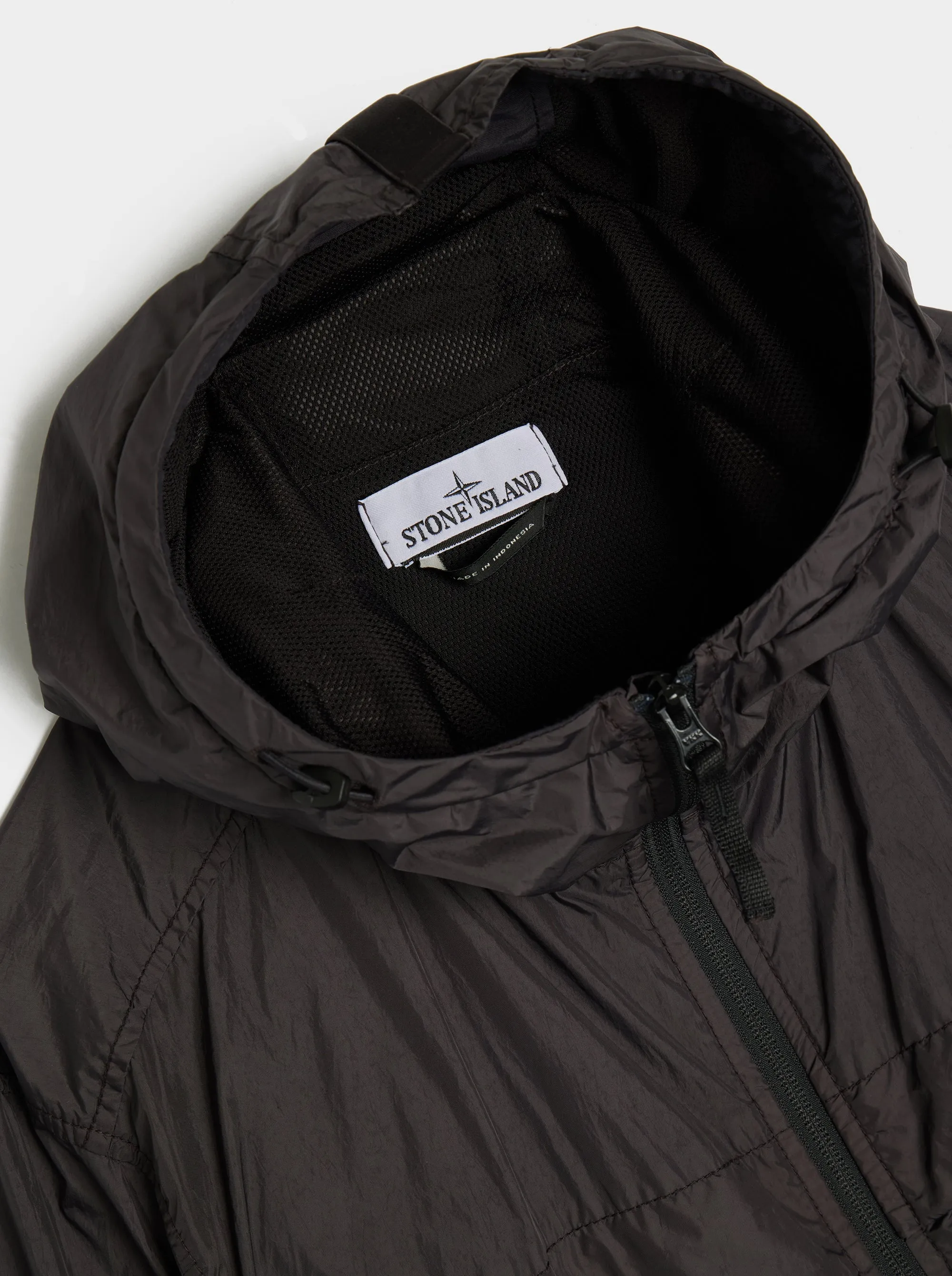 Recycled Padded Hooded Jacket, Charcoal