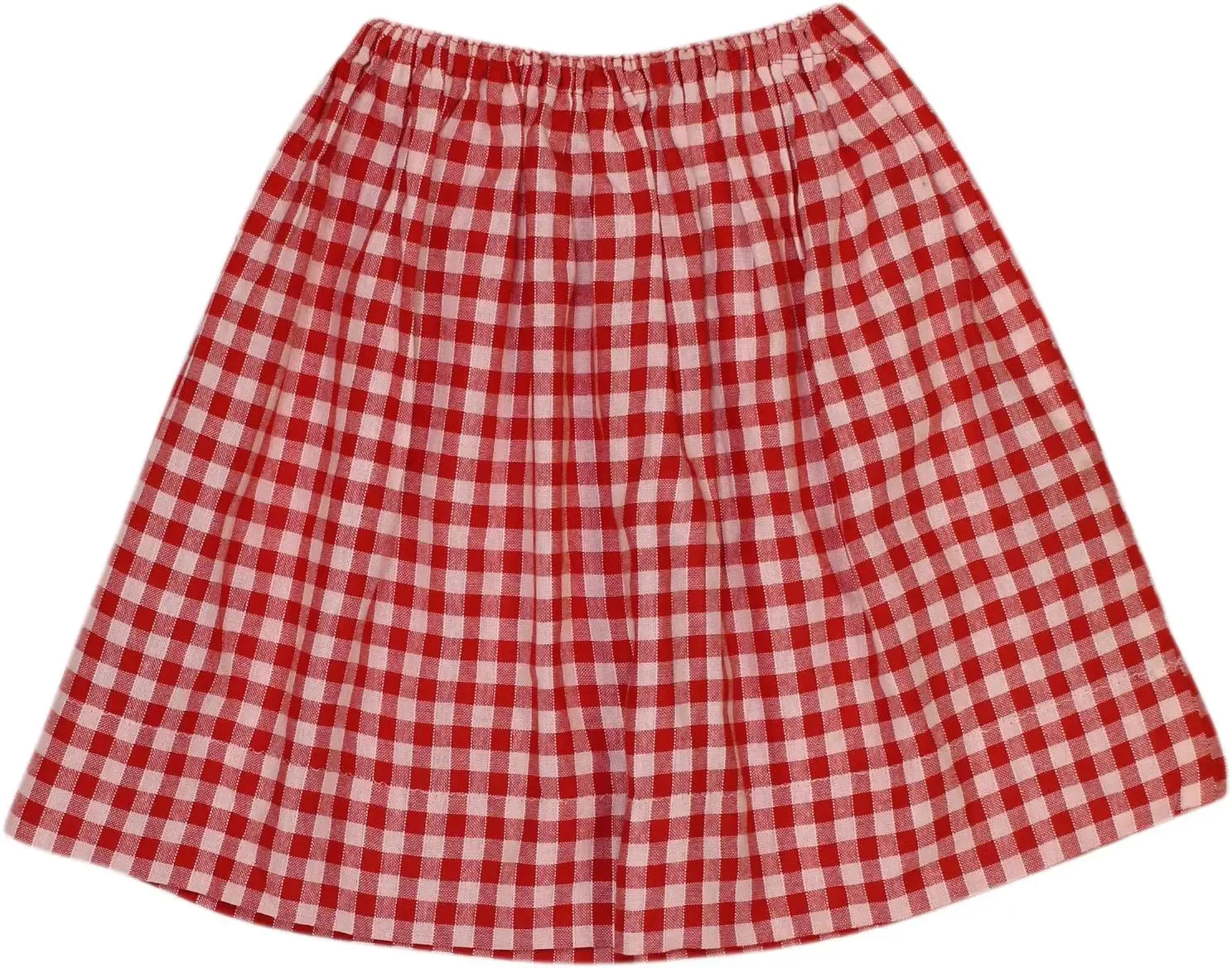 Red Checked Skirt | ThriftTale