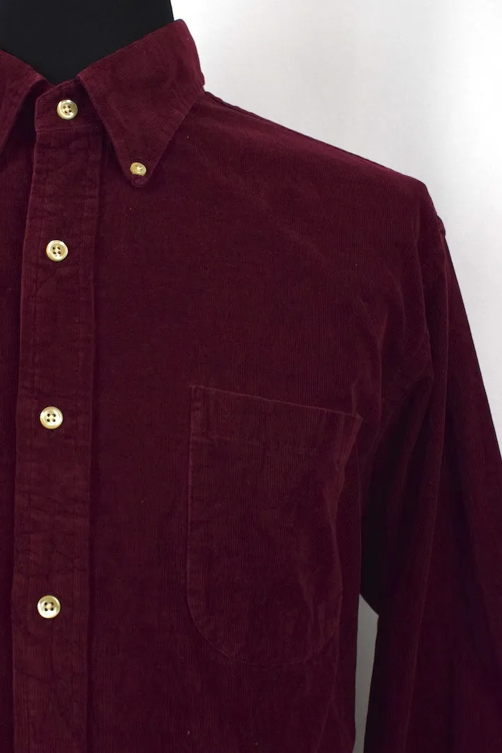 Red Corduroy Shirt