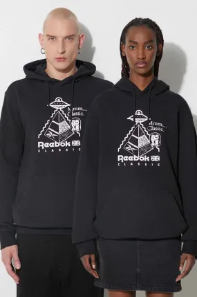 Reebok Classic cotton sweatshirt black color