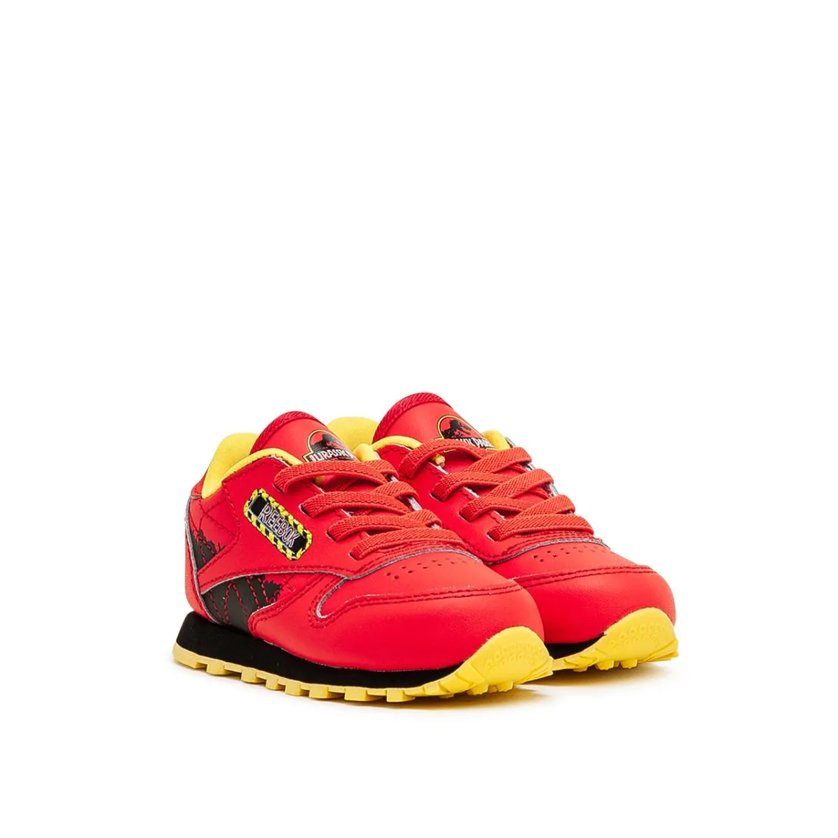 Reebok Infants x Jurassic Park CL Leather (Red / Yellow)