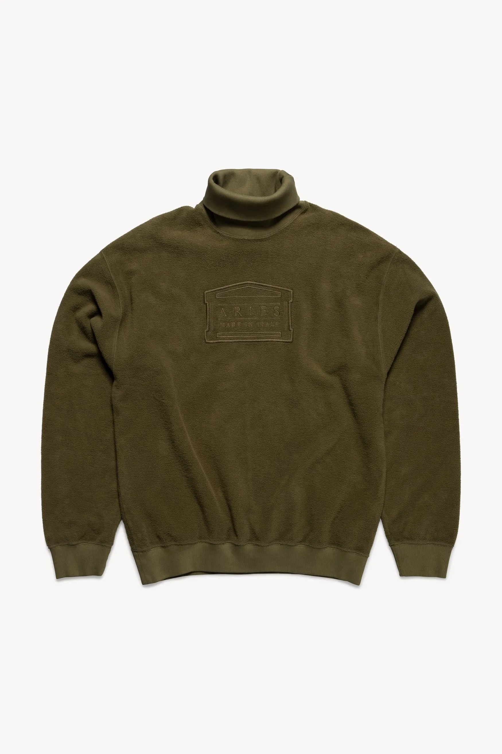 Reverse Fleece Turtleneck Sweat