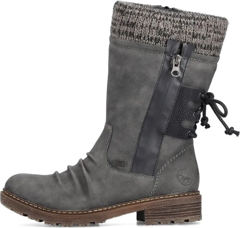 Rieker Anthracite Mid Boot