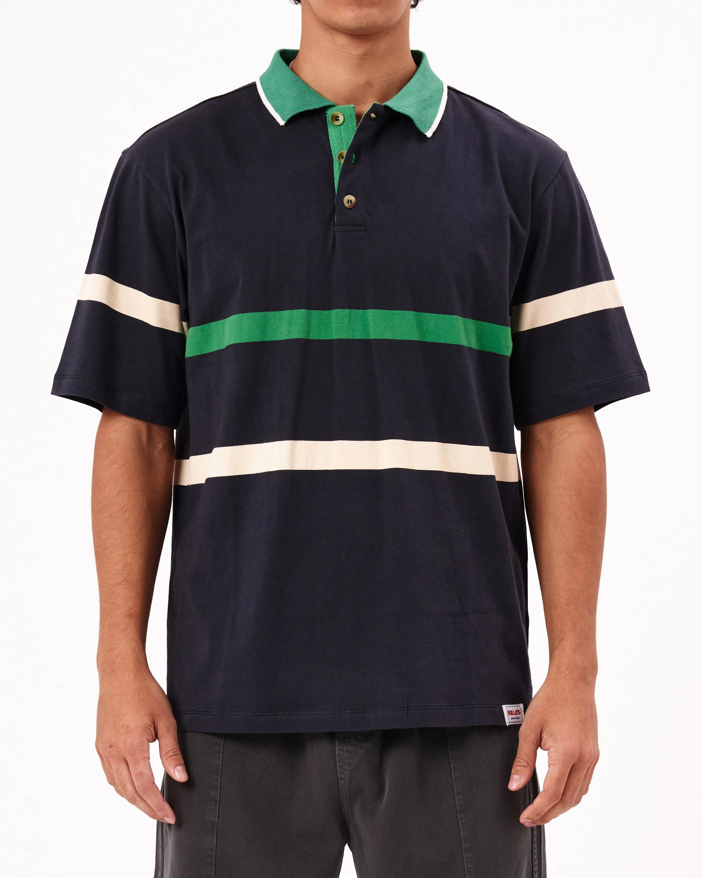 ROLLAS - Old Boys Polo - Navy