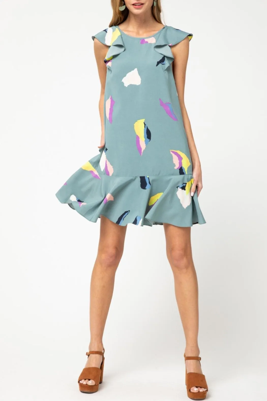 Ruffle Detail Dress