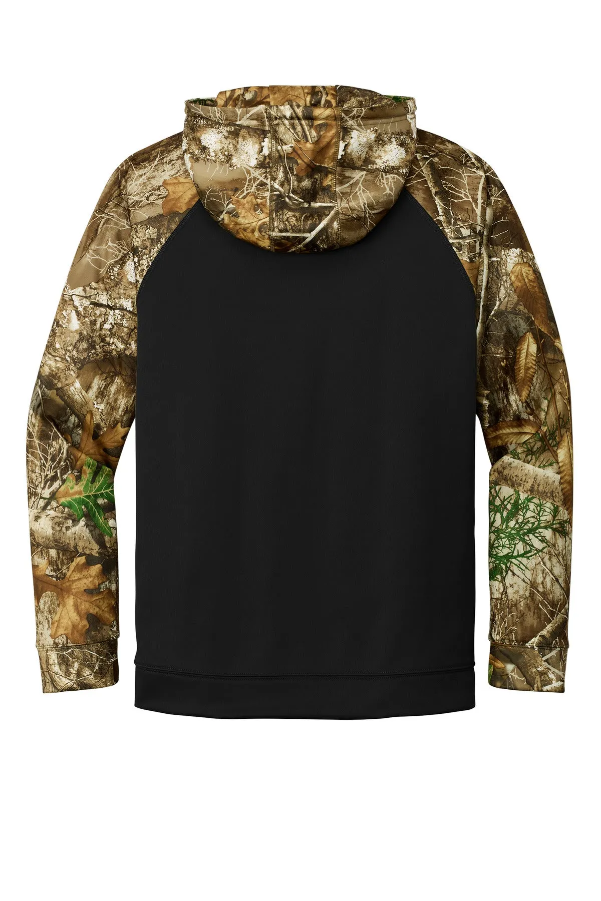 Russell Outdoors Realtree Performance Colorblock Full-Zip Hoodie. RU452