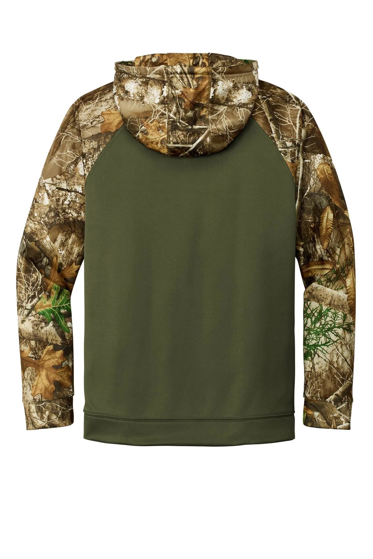 Russell Outdoors Realtree Performance Colorblock Full-Zip Hoodie. RU452