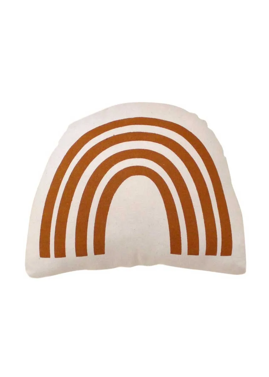 Rust Rainbow Pillow