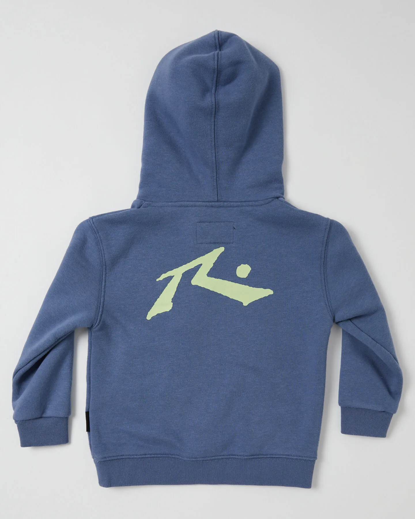 Rusty Competition Hooded Fleece - Kids - China Blue / Lime | SurfStitch