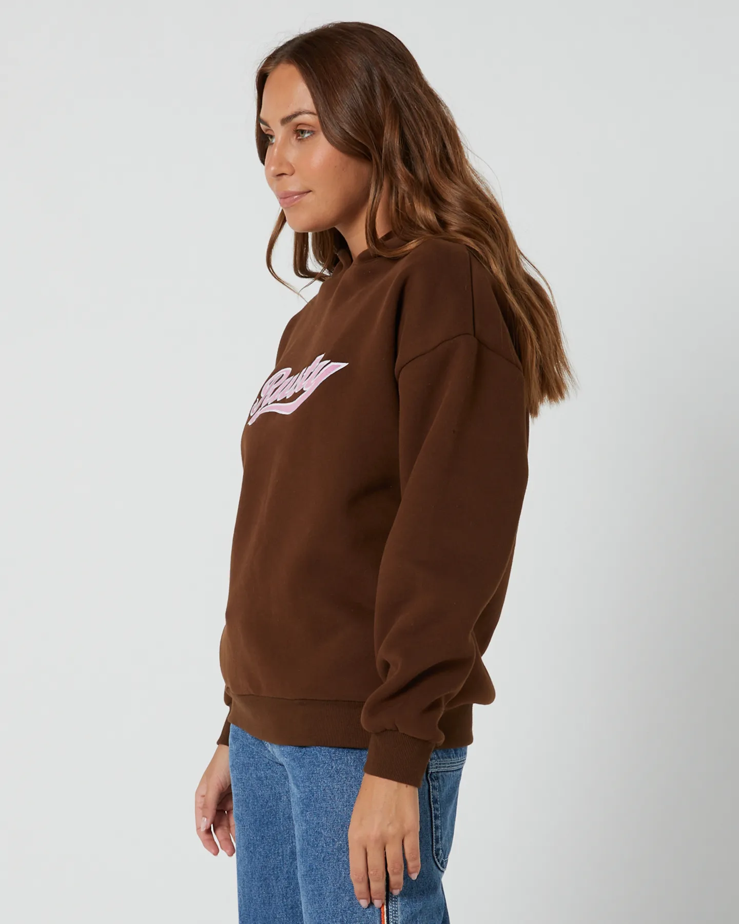 Rusty Norty Oversize Hooded Fleece - Cappuccino | SurfStitch