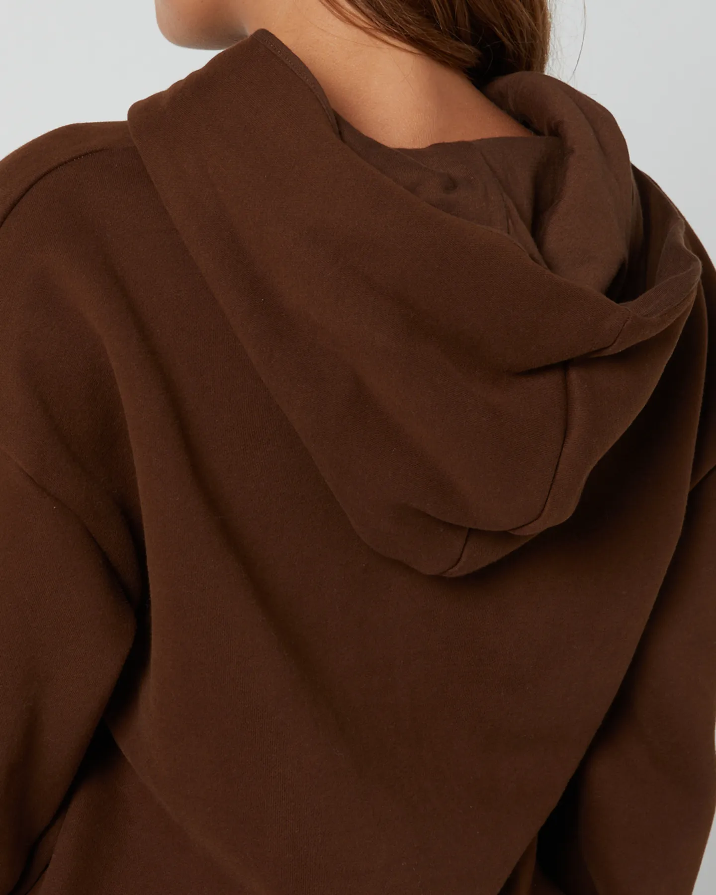 Rusty Norty Oversize Hooded Fleece - Cappuccino | SurfStitch